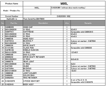 Картридж NSK M95L/ X95L (C600015/ C600F015) Картридж NSK M95L/ X95L (C600015/ C600F015)